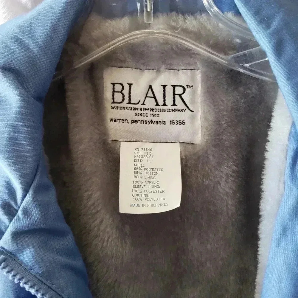 Blair Women Jacket Blue Size Large — image 4 of 5